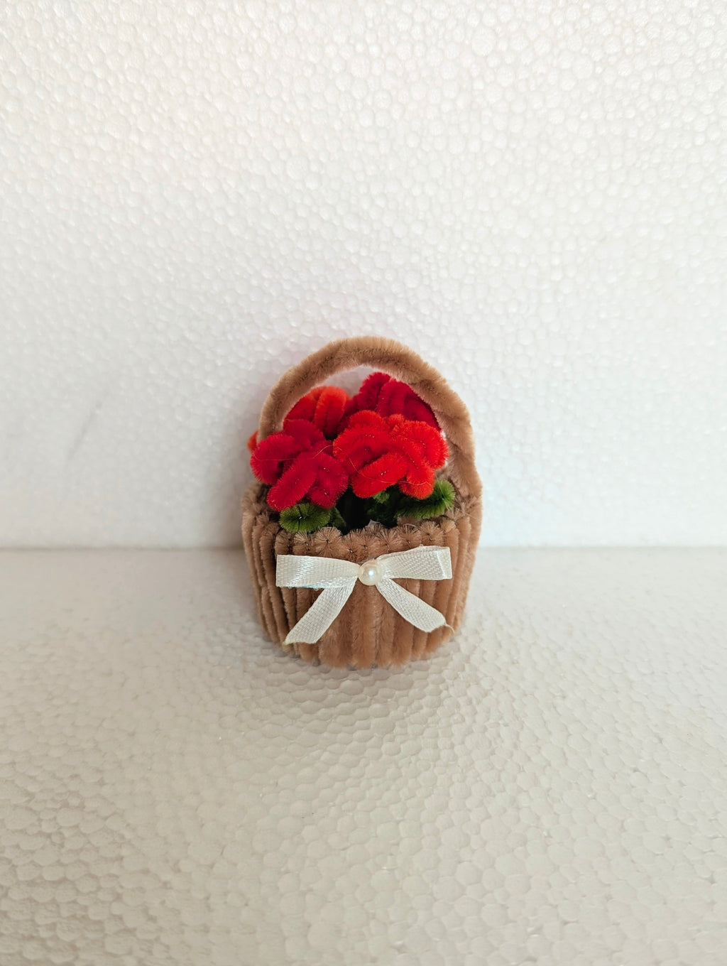 Crimson Blossom Basket 🧺
