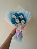 Ocean Tulip & Daisy Pipe Cleaner Bouquet