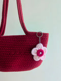 Blush Bloom Bag Charm