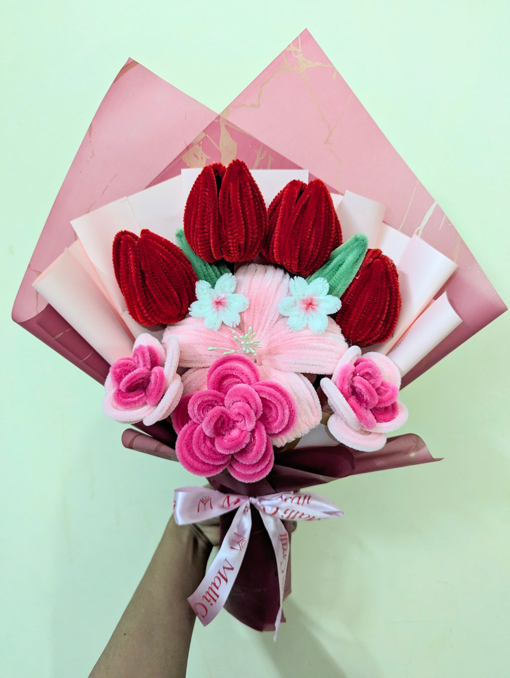 Crimson Blush Tulip Bouquet